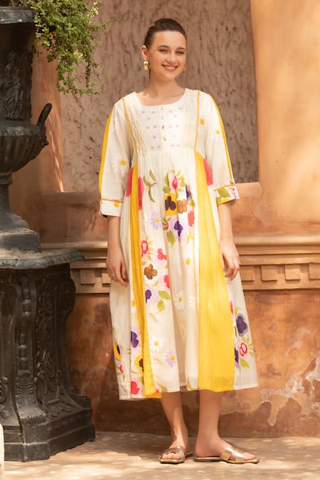 Amoree india Floral Sunshine Dress 