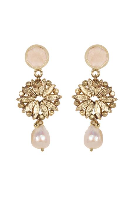 House Of Tuhina Reja Pearl Drop Earrings 
