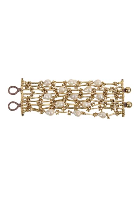 House Of Tuhina Fareedan Pearl Bracelet 