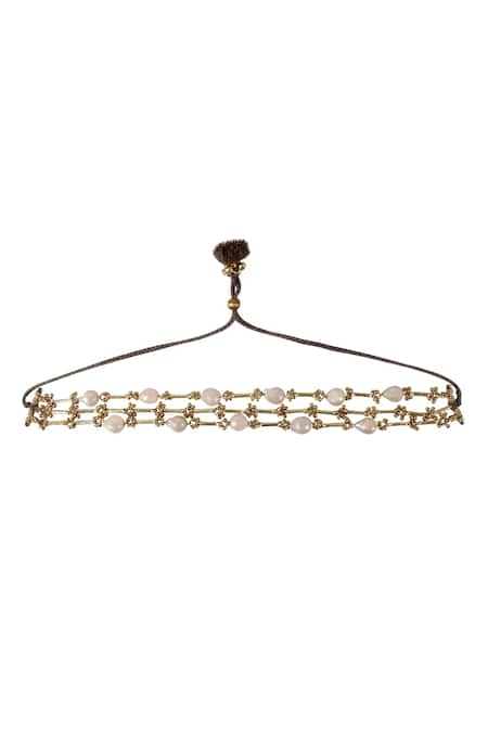 House Of Tuhina Uma Pearl Necklace 