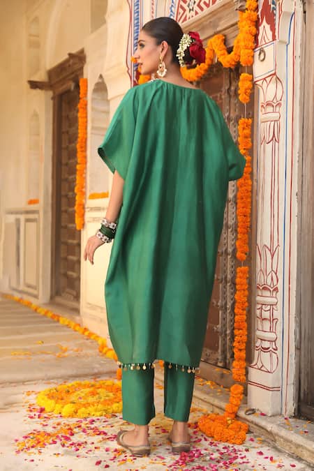 Amoree india Hazel Embroidered Kaftan Set 