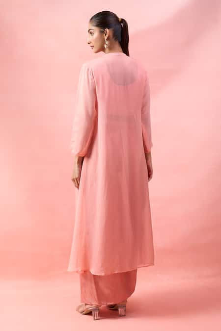 Alaya Advani Floral Cape & Draped Skirt Set 