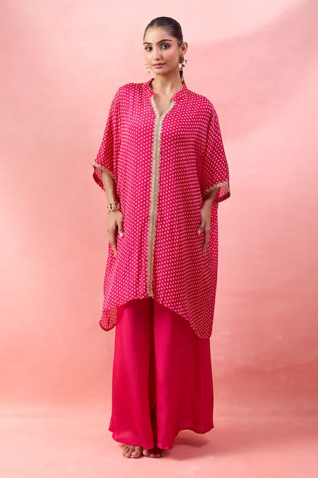 Alaya Advani Bandhani Kurta & Flared Pant Set 