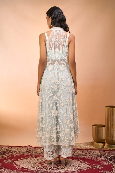 Alaya Advani Hand Embroidered Jacket Palazzo Set 