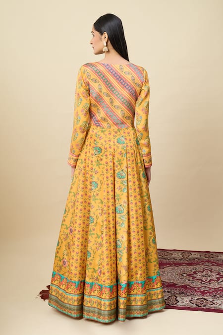 Alaya Advani Floral Print Anarkali & Dupatta Set 