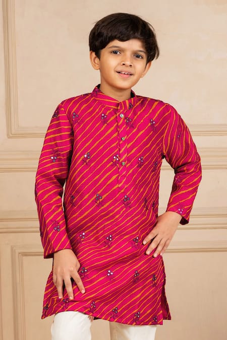 Shop JILMIL DREAMWEAR Pink Cotton Mirrors Dark Work Kurta And Pant Set Online at Aza Fashions Shop_JILMIL DREAMWEAR_Pink Cotton Mirrors Dark Work Kurta And Pant Set _Online_at_Aza_Fashions