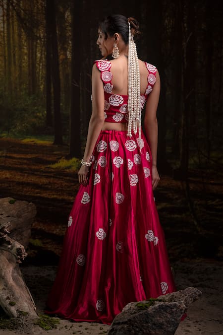 Harshita Jain Hand Embroidered Lehenga Set 
