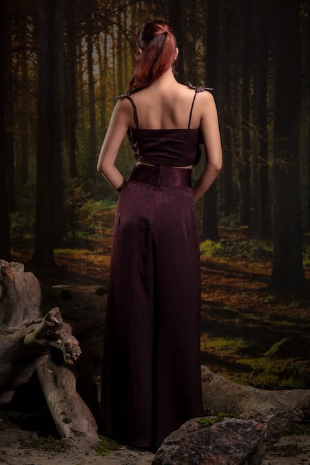 Harshita Jain Floral Embroidered Bustier With Pant 