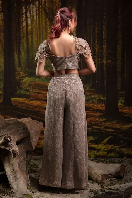 Harshita Jain Embroidered Bustier With Pant 