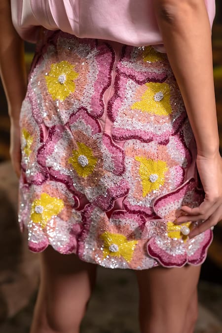 Harshita Jain Hand Embroidered Skirt 