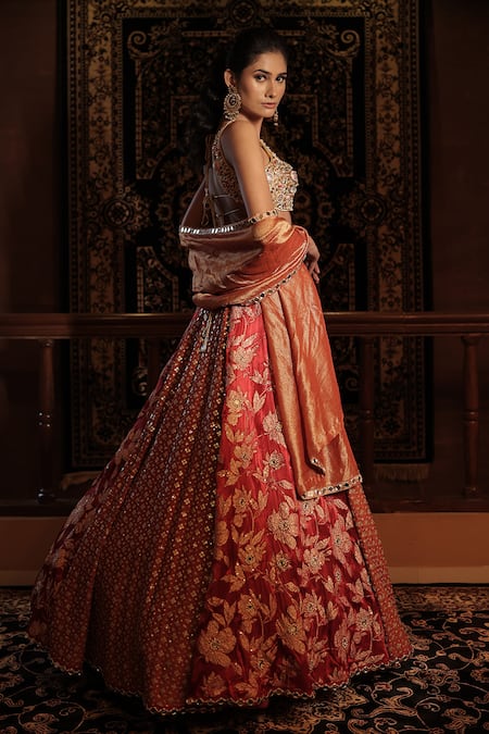 Vana Ethnics The Virasat Ornamental Embellished Lehenga Set 