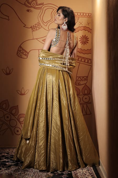 Vana Ethnics The Sheesh Mahal Embellished Lehenga Set 