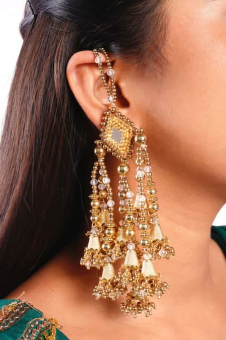 Vaidaan Gold Plated Beads, Pearls Smera 