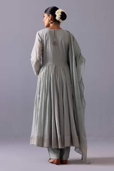 Label Shreya Sharma Latika Embroidered Anarkali Set 