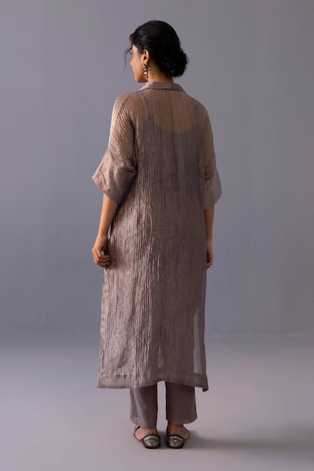 Label Shreya Sharma Rohini Pure Tissue Kurta With Pant 