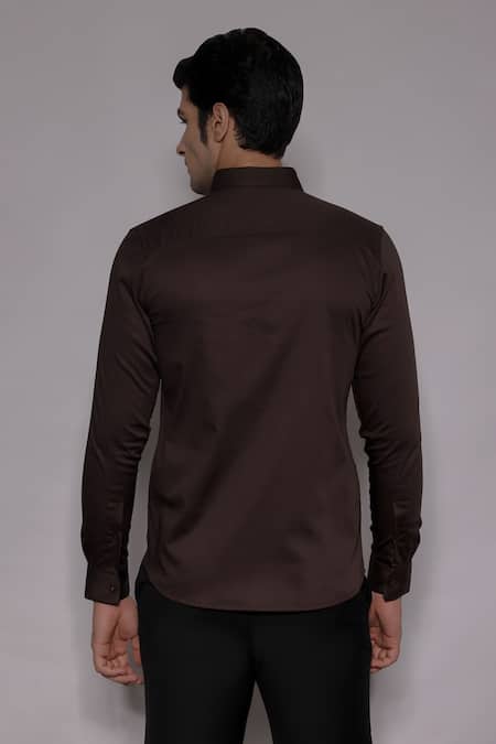 Lacquer Embassy Somertone Pintuck Shirt 