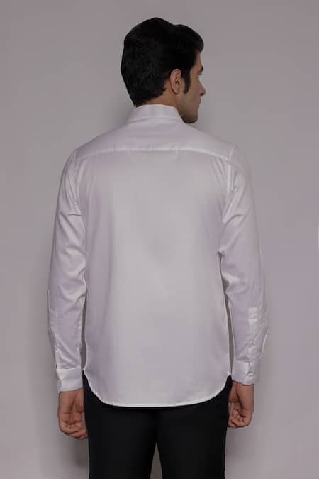 Lacquer Embassy Beckbord Placement Embroidered Shirt 