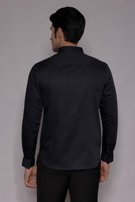 Lacquer Embassy Elmsley Zari Embroidered Shirt 