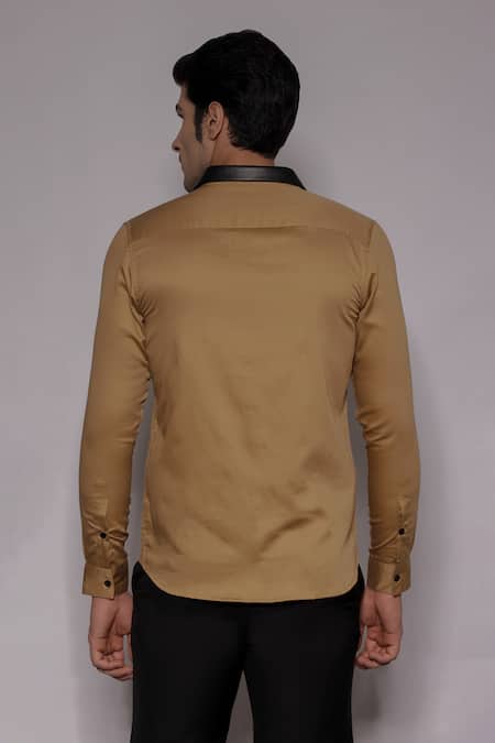 Lacquer Embassy Belvoir Floral Placement Embroidered Shirt 