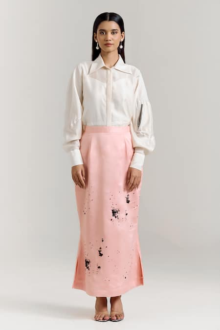 Notsosure Chanderi Silk Shirt 