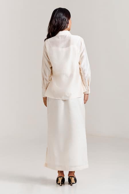 Notsosure Abstract Embroidered Shirt 