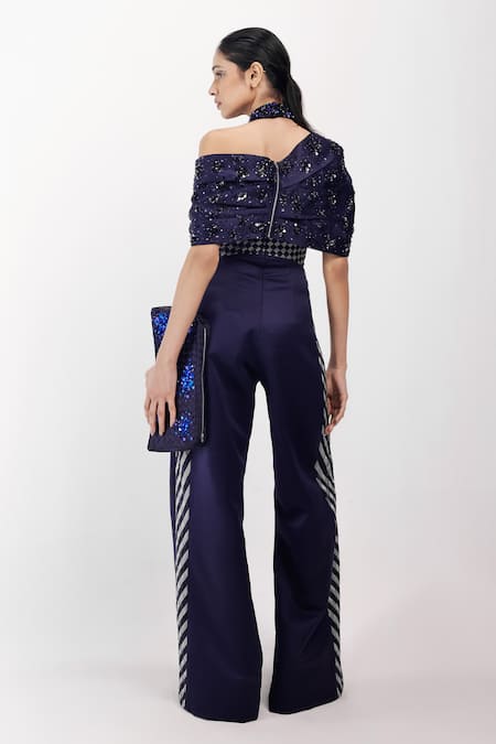 Siddhant Agrawal Lunar Moss Embellished Jumpsuit 
