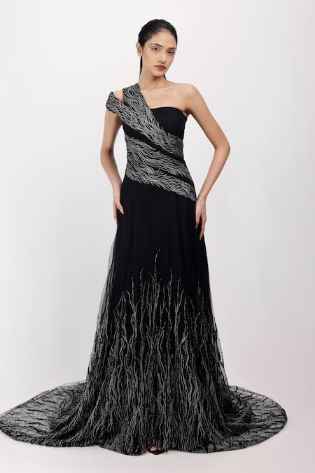 Siddhant Agrawal The Ethereal Root Embroidered Gown 