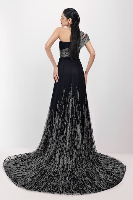 Siddhant Agrawal The Ethereal Root Embroidered Gown 