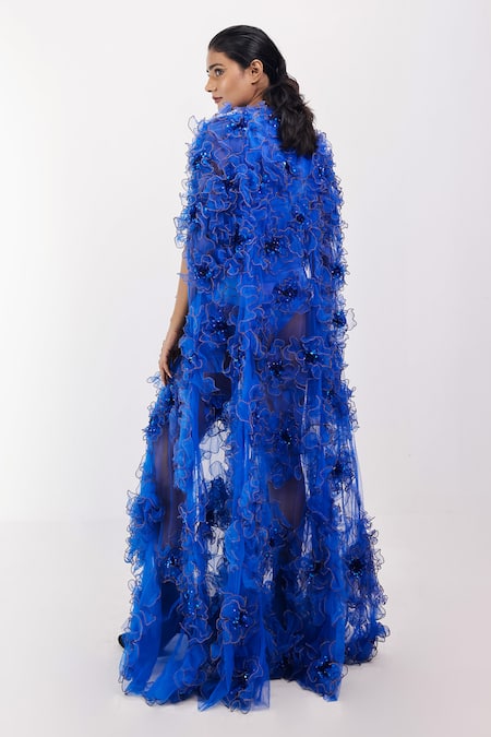 Siddhant Agrawal Veldon Whisper Applique Gown 