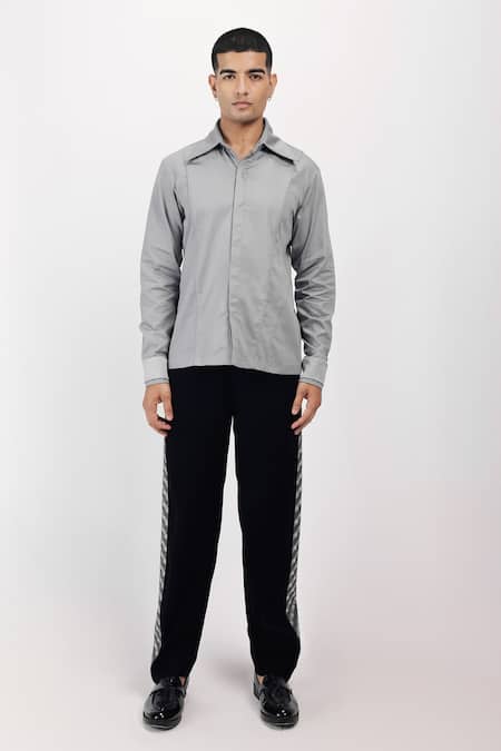 Siddhant Agrawal Silver Dusk Shirt 