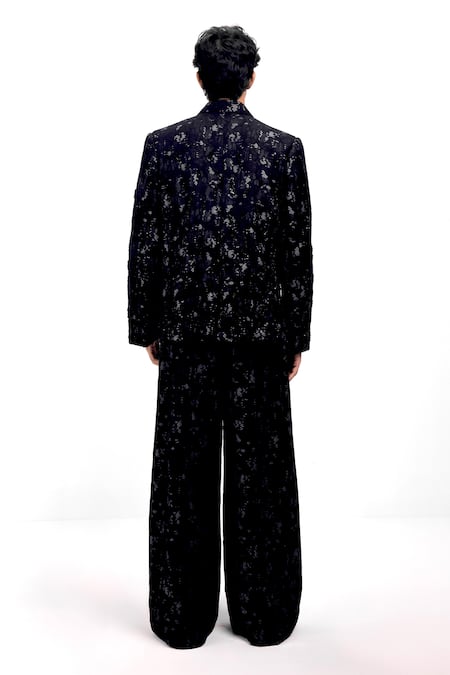 Siddhant Agrawal Eternal Trace Pattern Blazer 