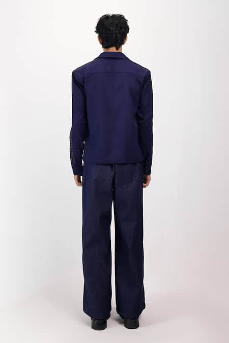 Siddhant Agrawal Indigo Drift Shirt 
