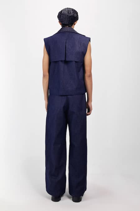 Siddhant Agrawal Indigo Drift Trouser 