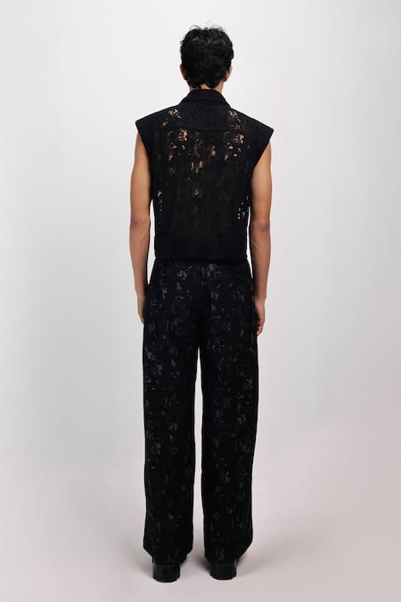 Siddhant Agrawal Vein Script Trouser 