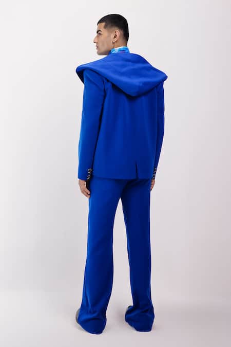 Siddhant Agrawal Celestial Drift Hooded Blazer 