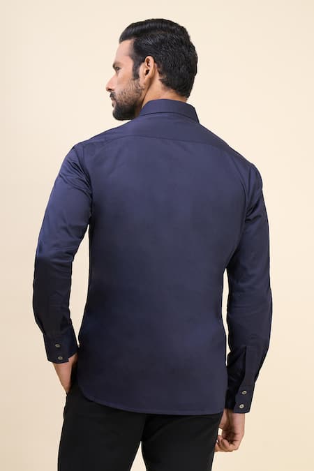 Rohit Bal Horse Placement Embroidered Shirt 