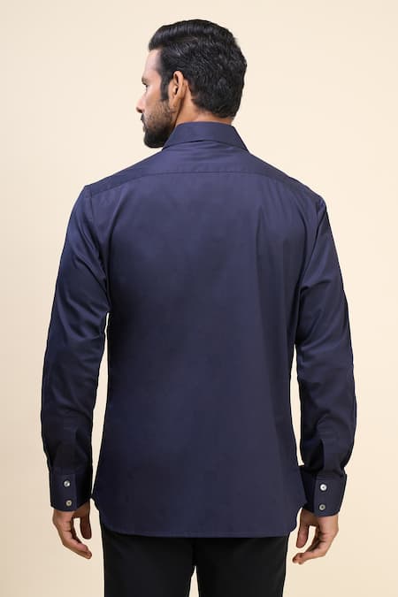 Rohit Bal Placement Embroidered Shirt 