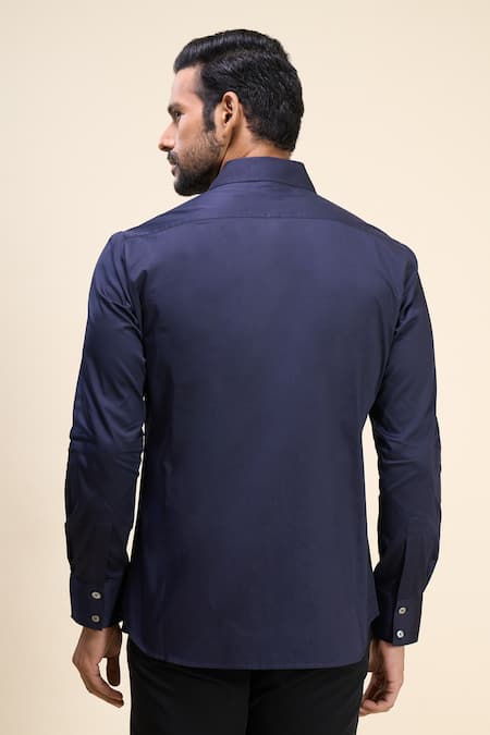 Rohit Bal Parrot Embroidered Shirt 