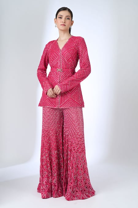 Ritika Mirchandani Harriet Embroidered Kurta & Sharara Set 