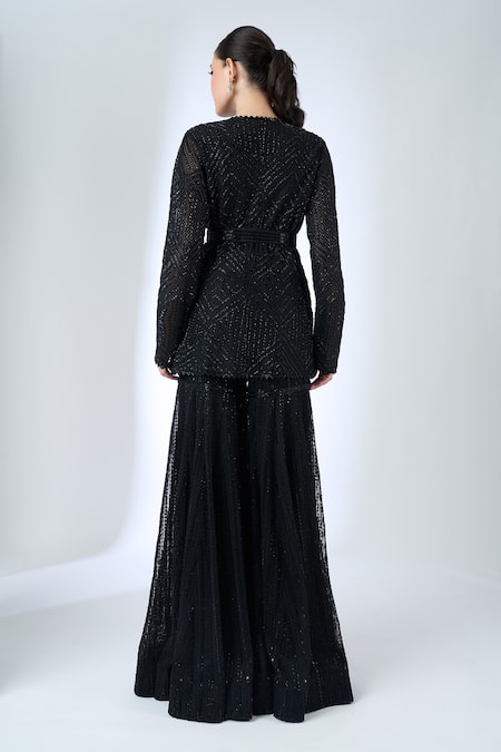 Ritika Mirchandani Ottilie Embroidered Kurta With Sharara 