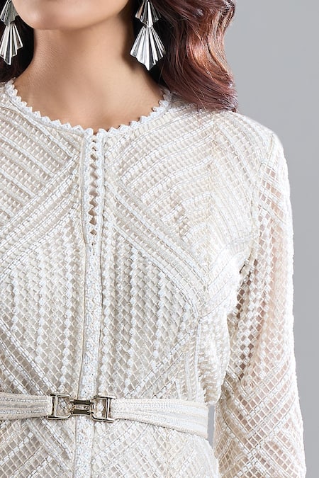 Buy Ritika Mirchandani Ivory Embroidery Round Neck Kurta And Gharara Set Online at Aza Fashions Buy_Ritika Mirchandani_Ivory Embroidery Round Neck Kurta And Gharara Set _Online_at_Aza_Fashions