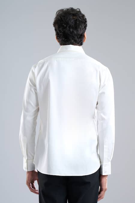 Rohit Bal Poplin Embroidered Shirt 