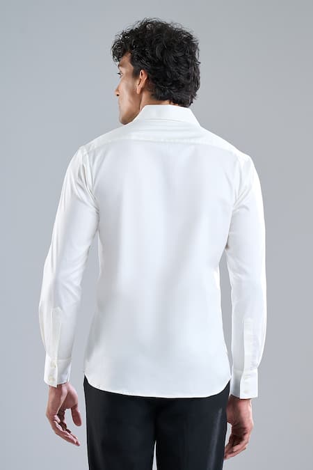 Rohit Bal Ivory Poplin Shirt 