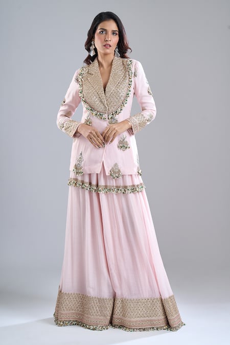 Anamika Khanna Embroidered Blazer Set 