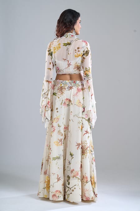 Anamika Khanna Printed Skirt Set 