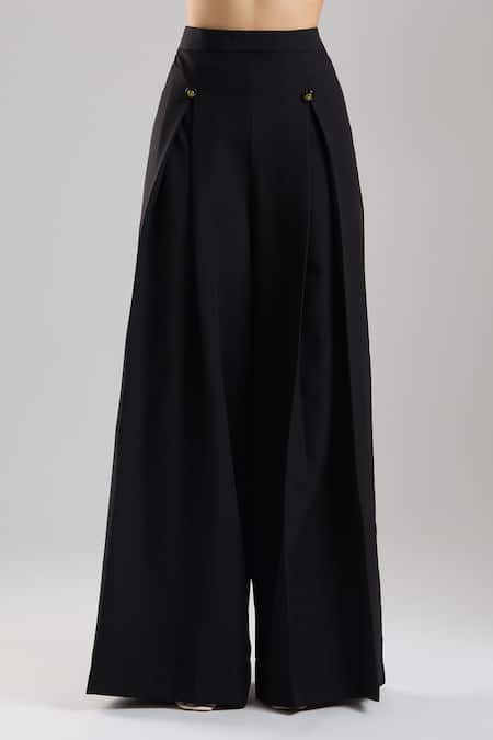 Buy Tarun Tahiliani Black Embroidery, Zari Sweetheart Neck Peplum Corset Trouser Set Online at Aza Fashions Buy_Tarun Tahiliani_Black Embroidery, Zari Sweetheart Neck Peplum Corset Trouser Set _Online_at_Aza_Fashions