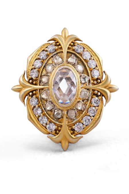 Anita Dongre Nyambura Zircon Embellished Ring 