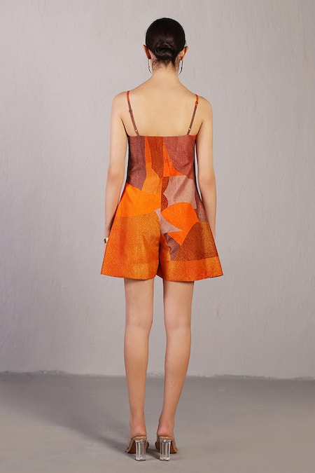 Clos Color Block Jumpsuit 