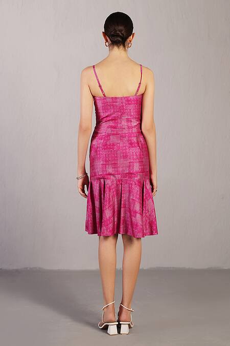Clos Matrix Magenta Dress 