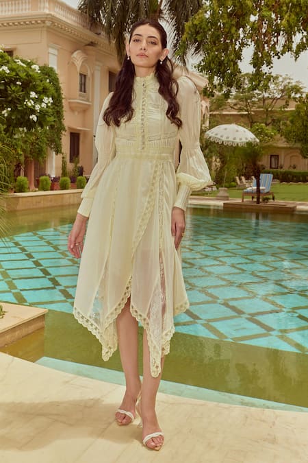 House Of Eda Sabrina Embroidered Dress 